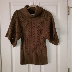Forever 21 Short sleeve brown sweater
